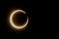 Solar eclipse, October 14, 2023, ISO100, 1/8000s, f/32, EF 600mm f/4L