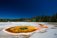 Chromatic pool at upper basin